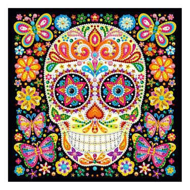 Skull - Glow in the dark diamond painting